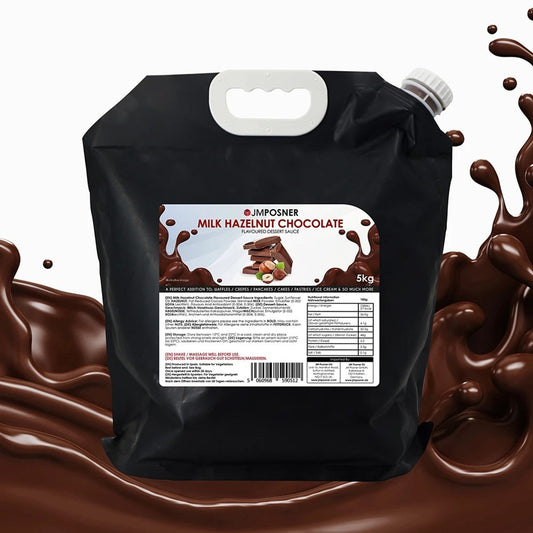 Liquid Milk Hazelnut Chocolate Sauce 5KG Bag