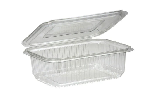 750cc Rectangular Hinged Lid Salad Container