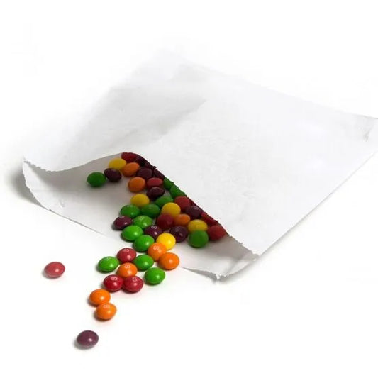 7"x 7" White Sulphate Strung Bags