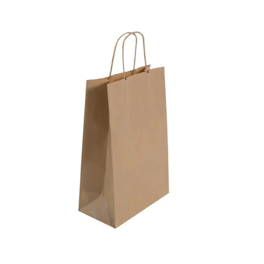 Small Brown Twisted Handle Paper Bags