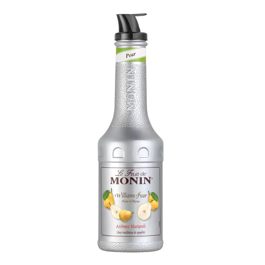 Le Fruit de MONIN Williams Pear Fruit Mix Puree 1ltr Monin