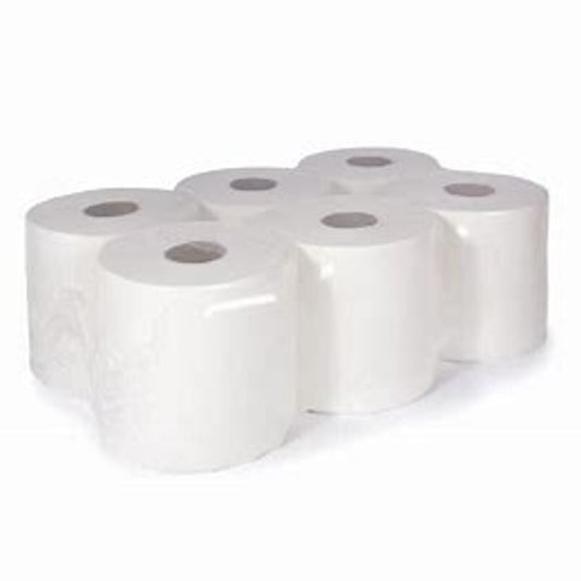 2Ply White Centre feed 150mtr
