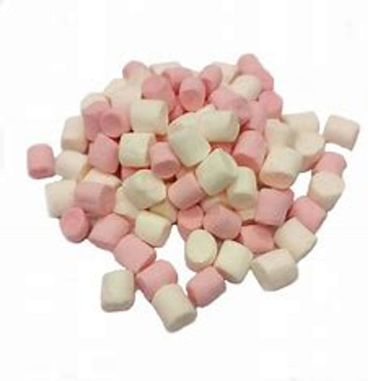 Pink & White Mini Marshmallows 1kg