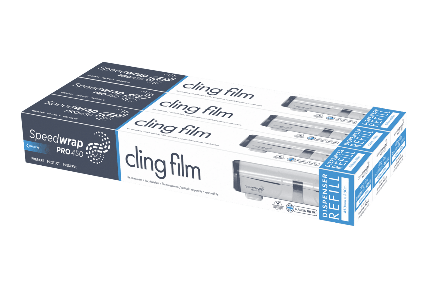 PROWRAP Professional Speedwrap 450 Cling Film Roll Refill
