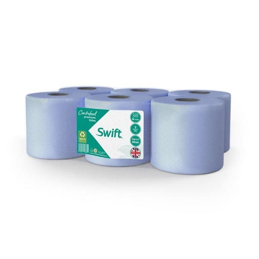 2Ply Blue Centre feed 150mtr PK6