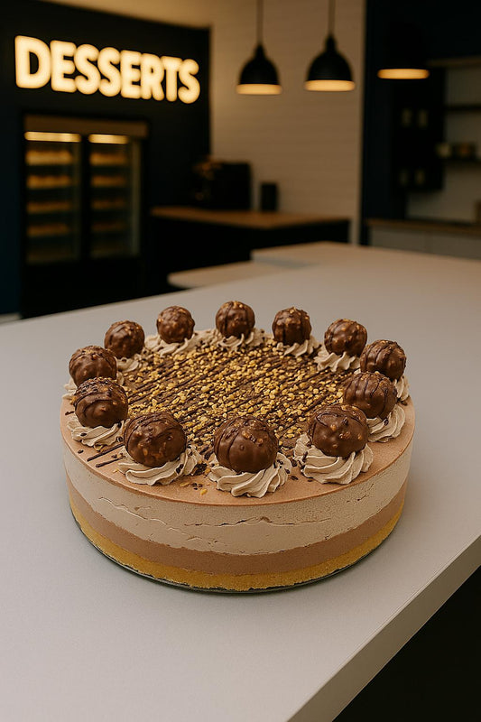 Large Hazelnut Cheesecake