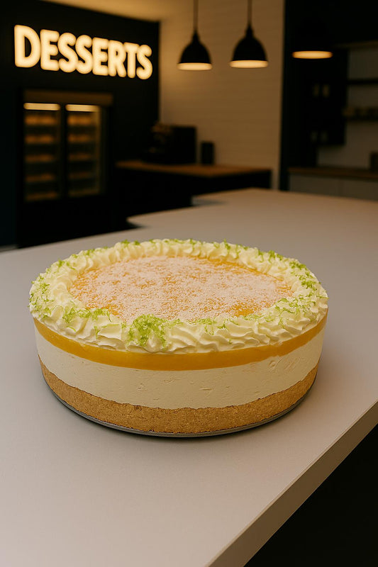 Large Mango, lime & Coconut Cheesecake