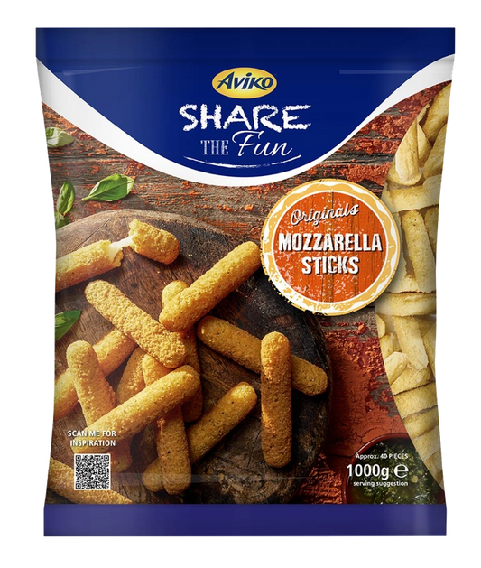 Frozen Aviko Mozzarella Sticks