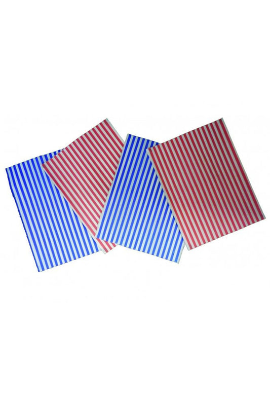 Greaseproof Burger Wrap Red Stripe