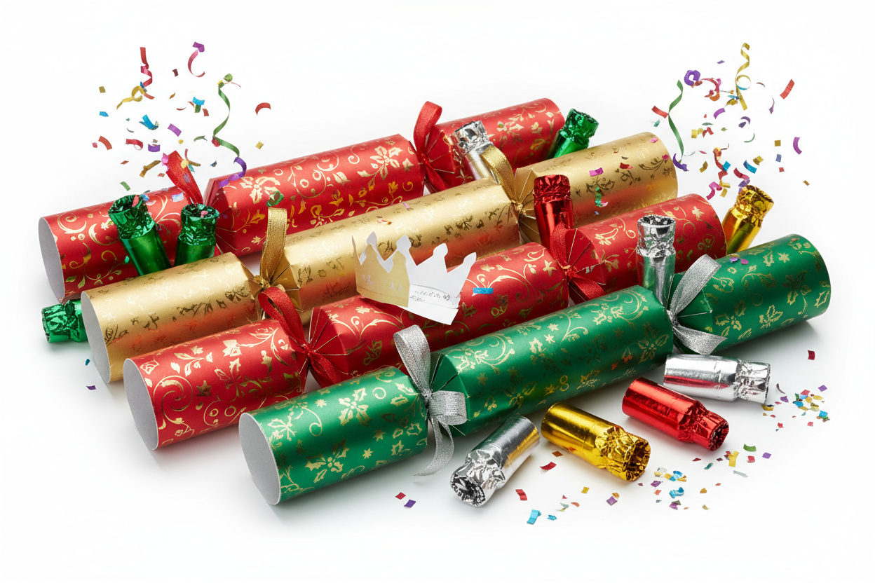 Christmas Crackers and party poppers