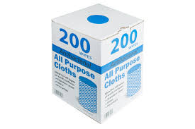 Boxed Roll Contract All Purpose Cloths Blue