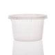 Heavy Duty Portion Pot+Lid Round PP+PP (113ml/4oz) Clear (Copy)