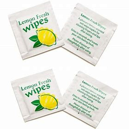 Lemon Fresh Wet Hand Wipes