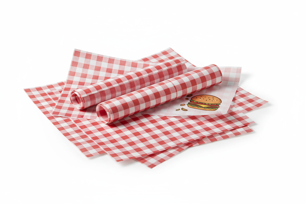 printed burger wrap sheets 