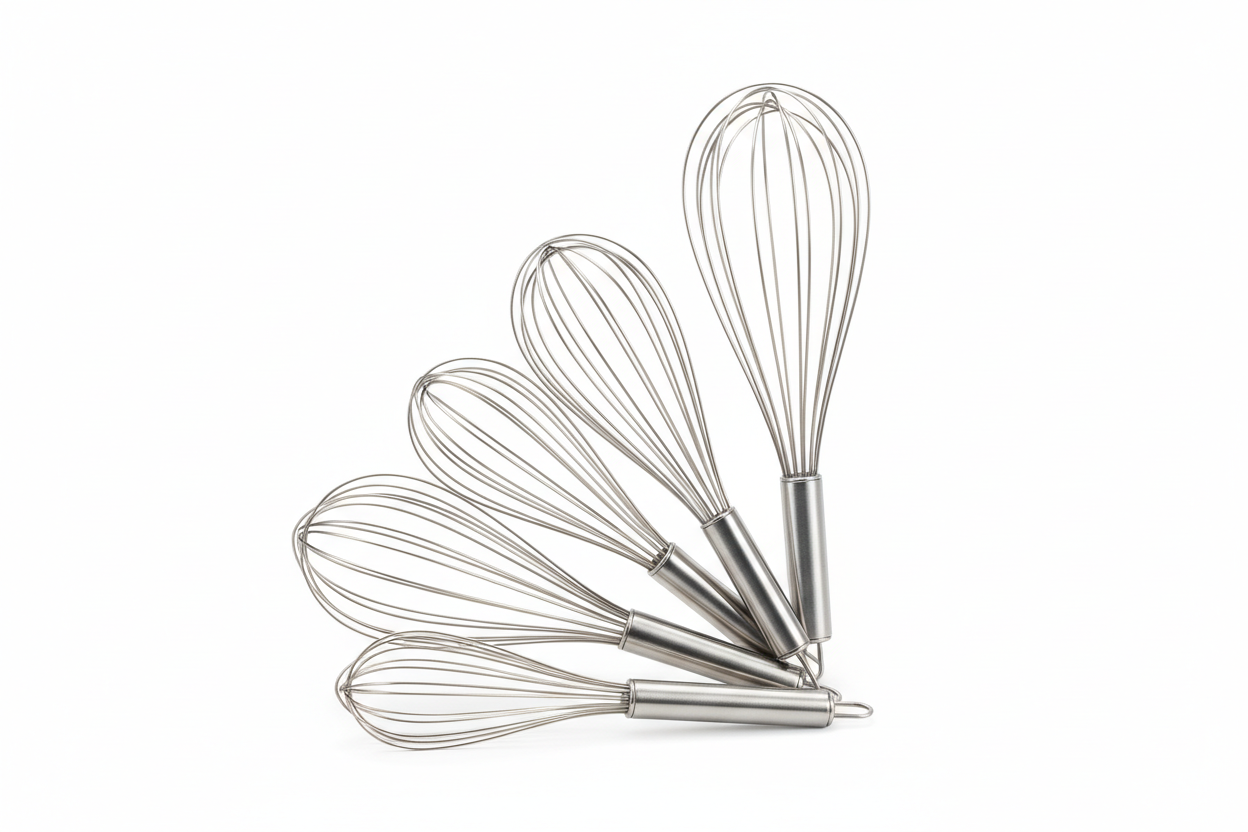 professional whisks stainless steel in various sizes
