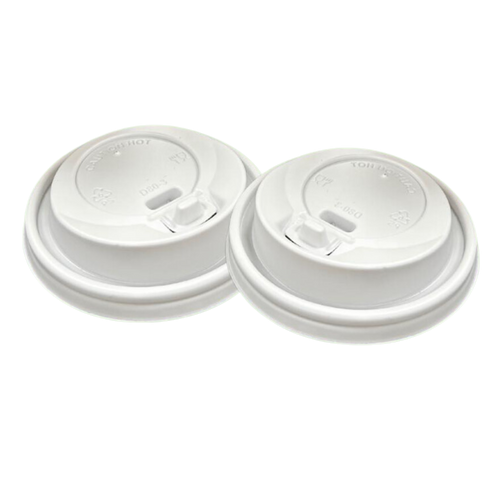Lift-Lock PS Domed Lids (227ml/8oz) White