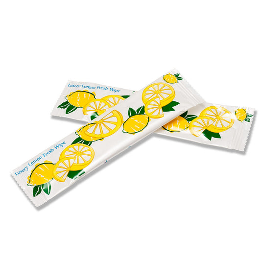 100 Hot Or Cold Lemon Fresh Wipes Towels Microwave