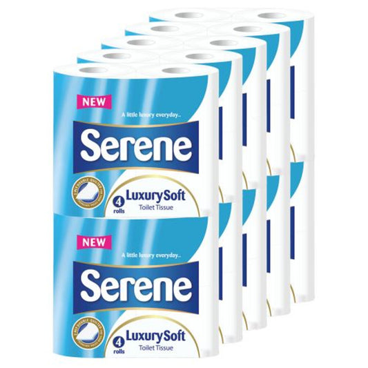 Serene Toilet Rolls Luxury Soft 2ply