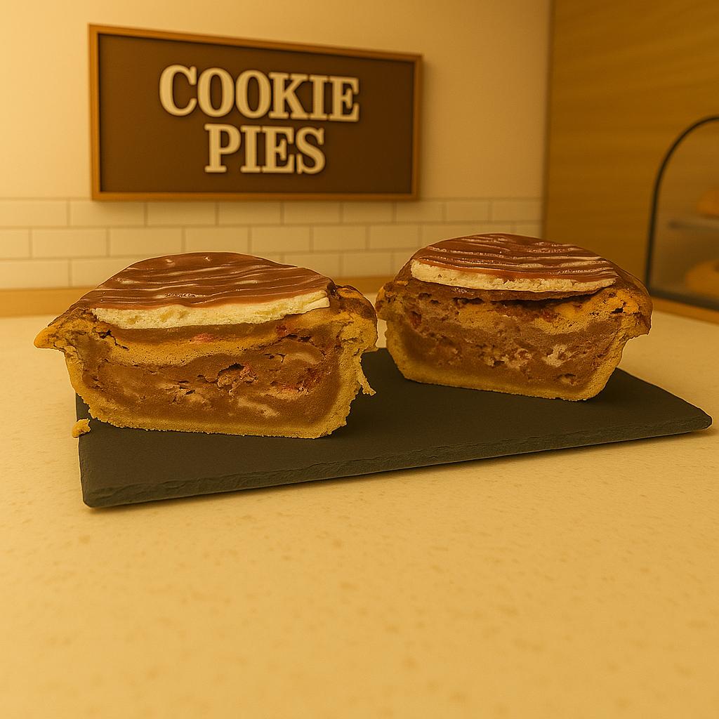 Waggon Wheel Cookie dough Pie