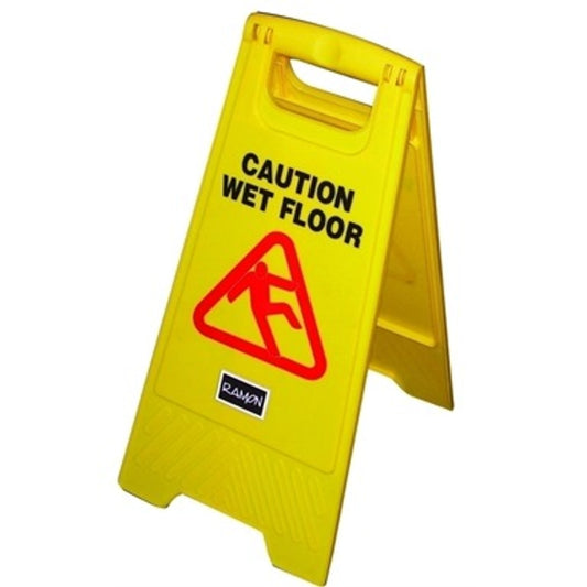 Premium Safety Floor Sign (Yellow)
